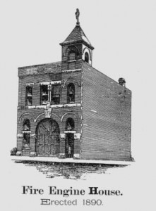 Sketch of Old Fire Hall 